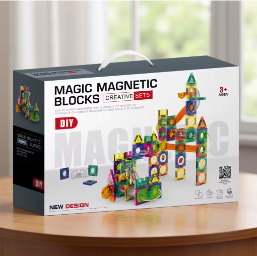 Magic Magnetic Blocks – Kreativni Set 382 Delova - Image 2
