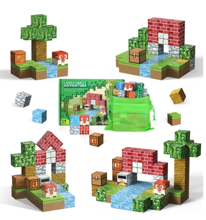 Minecraft Magnetne Kocke – 72 Delova