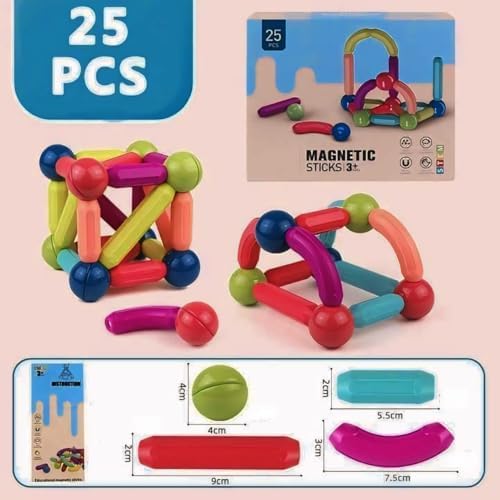 Magnetic Sticks – Octopus magnetni građevinski set (25 delova)