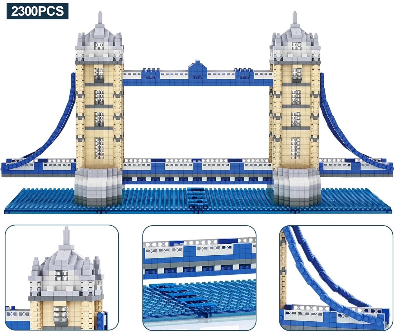 Set Kockica za Gradnju - Tower Bridge Building - Image 2