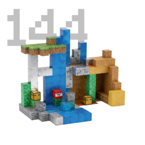 Minecraft Magnetne Kocke – 144 Delova