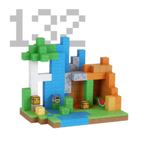 Minecraft Magnetne Kocke – 132 Delova