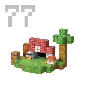 Minecraft Kocke Magnetne - Set od 77 Delova