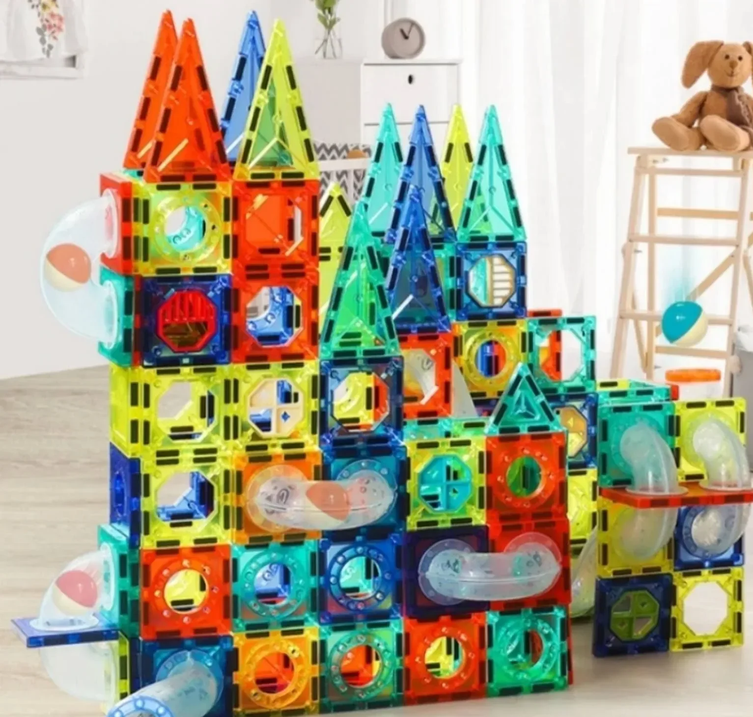 Svetleći Magnetni Set - 96 Delova